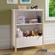 preview thumbnail 1 of 4, Kellom White Bookcase with Storage White