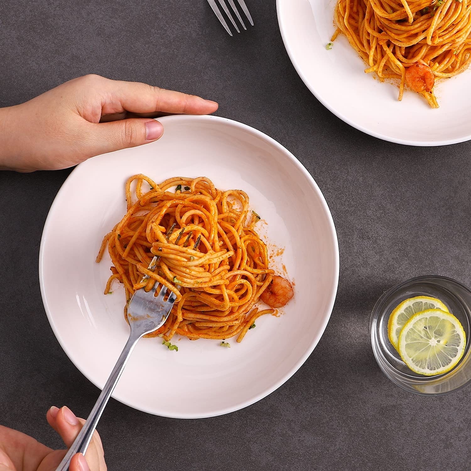 Y YHY Pasta Bowls Set of 4 50 Ounces White Serving Bow Large Pasta Plate Bowls Y YHY Pasta Bowls Set of 4 50 Ounces White Serving Bow Large Pasta Plate Bowls
