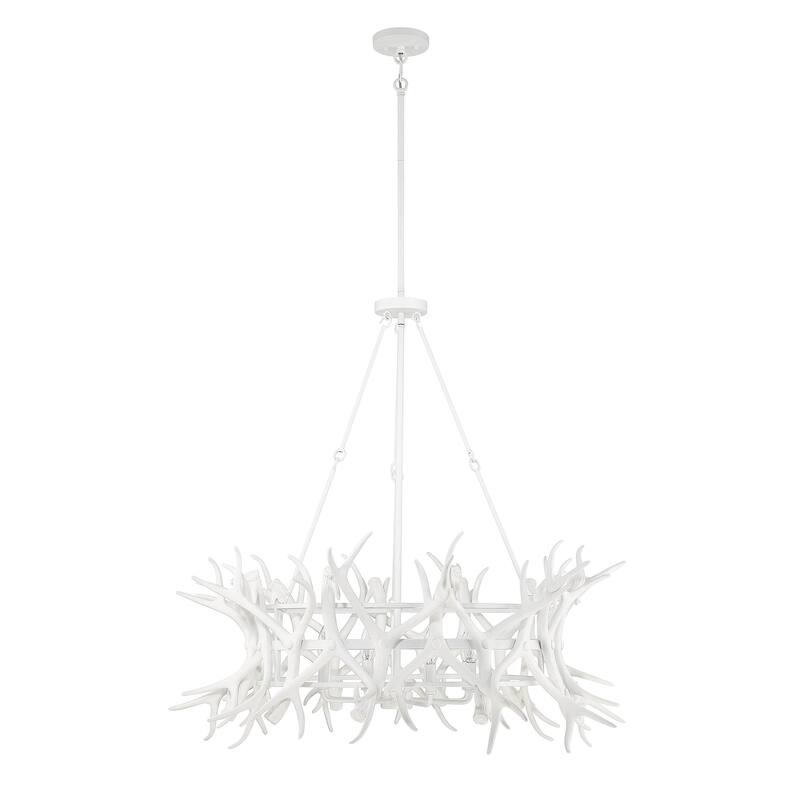 Savoy House Daniels 8-Light Chandelier - Matte White