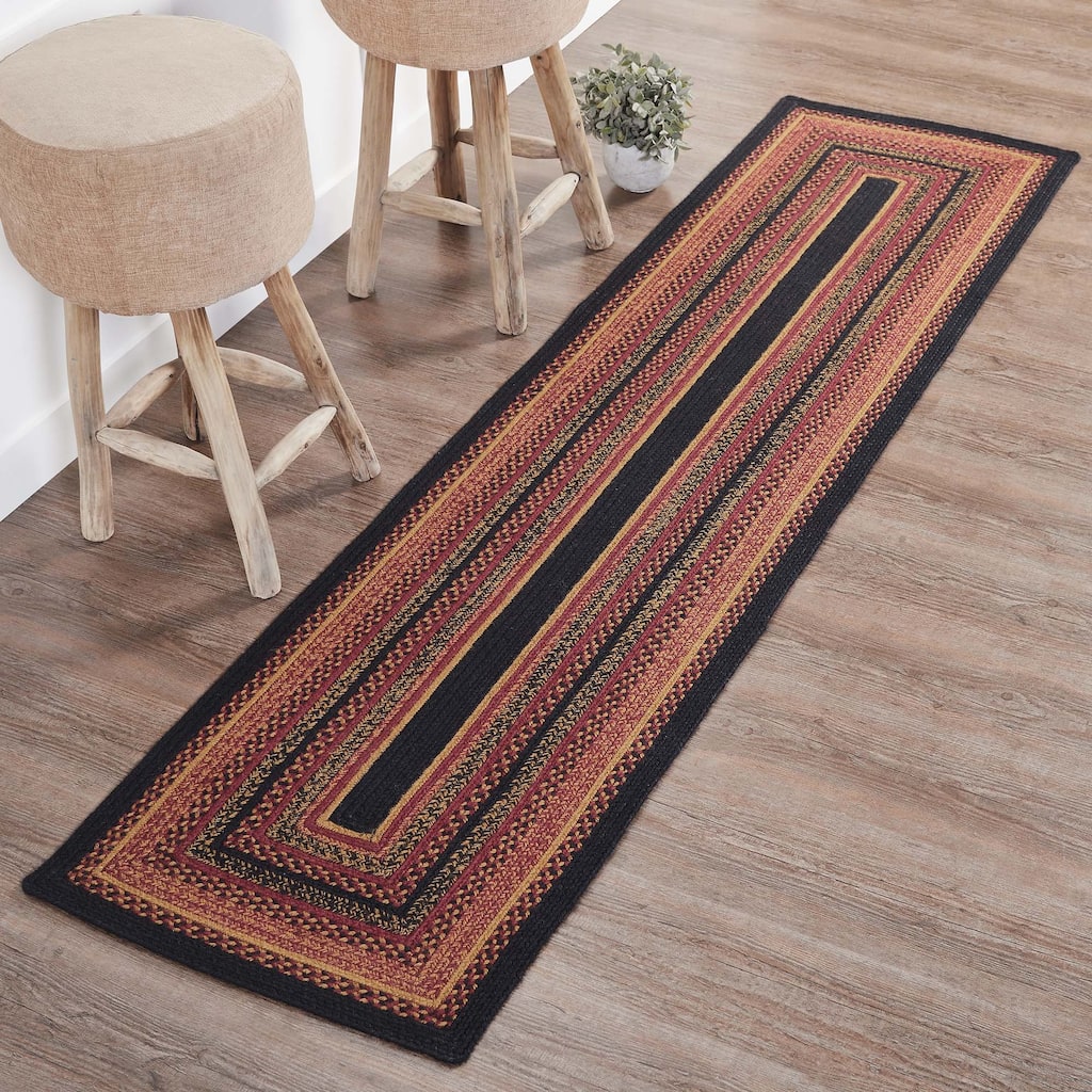 Heritage Farms Jute Rug/Runner Rect w/ Pad 24x96 - 3'6"