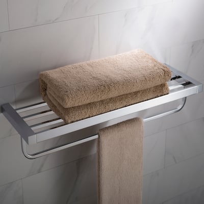 Kraus Stelios 24" Brass Towel Rack