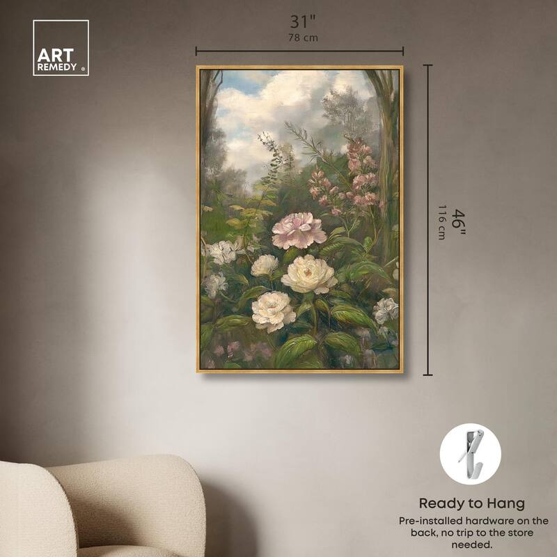 Woodland Bloom Canvas by Art Remedy