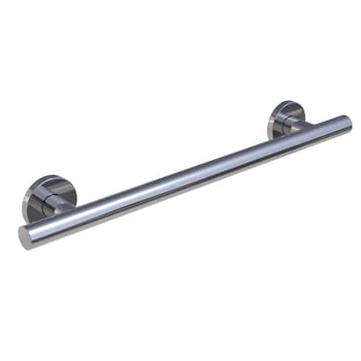 Keeney Infinity Designer Grab Bar 1.25 Dia x 16 in., Polished Chrome