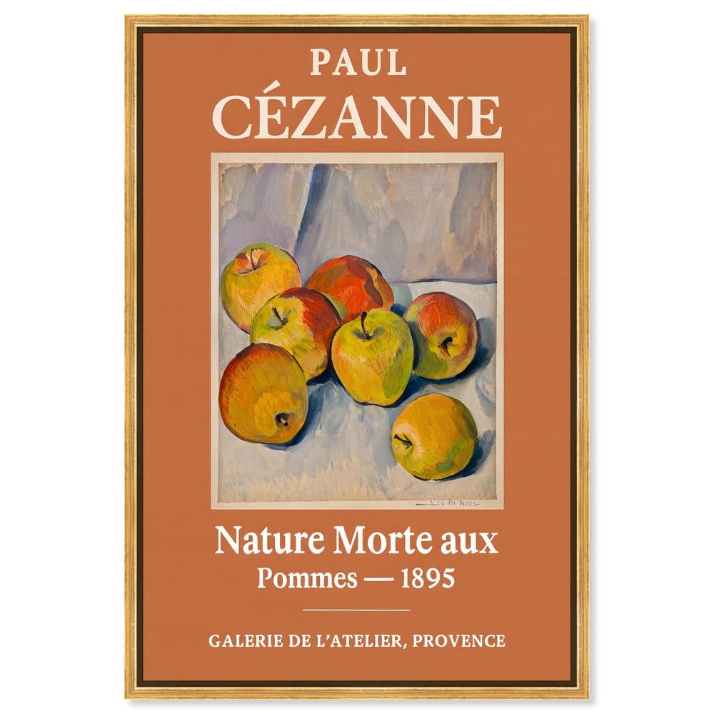 Apples of Cezanne Canvas by Art Remedy