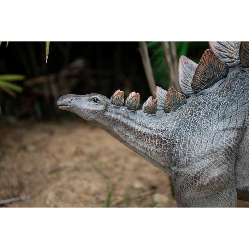 31" Stegosaurus Dinosaur Outdoor Garden Statue