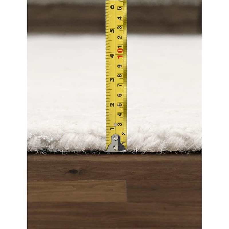 Pasargad Home Edgy Collection Hand-Tufted Bsilk & Wool Area Rug