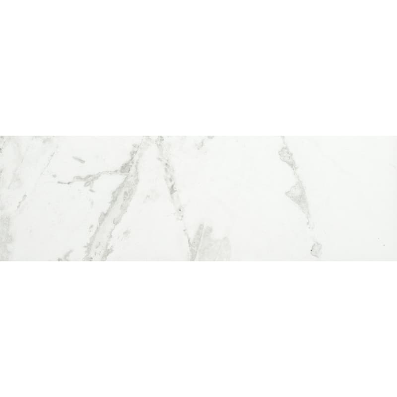 Penthouse 4x12 Polished Marble Look Porcelain Subway Tile - Floor, Wall - 4 x 4 Sample - Mountain Treasure