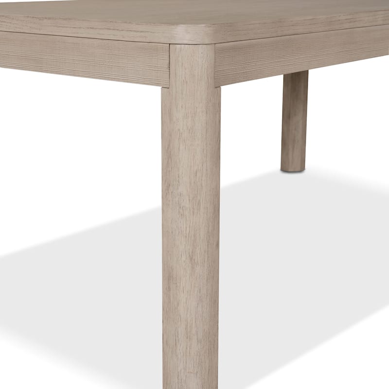 Furniture of America Billet Modern 5-Piece Natural Oak Wood Dining Table Set