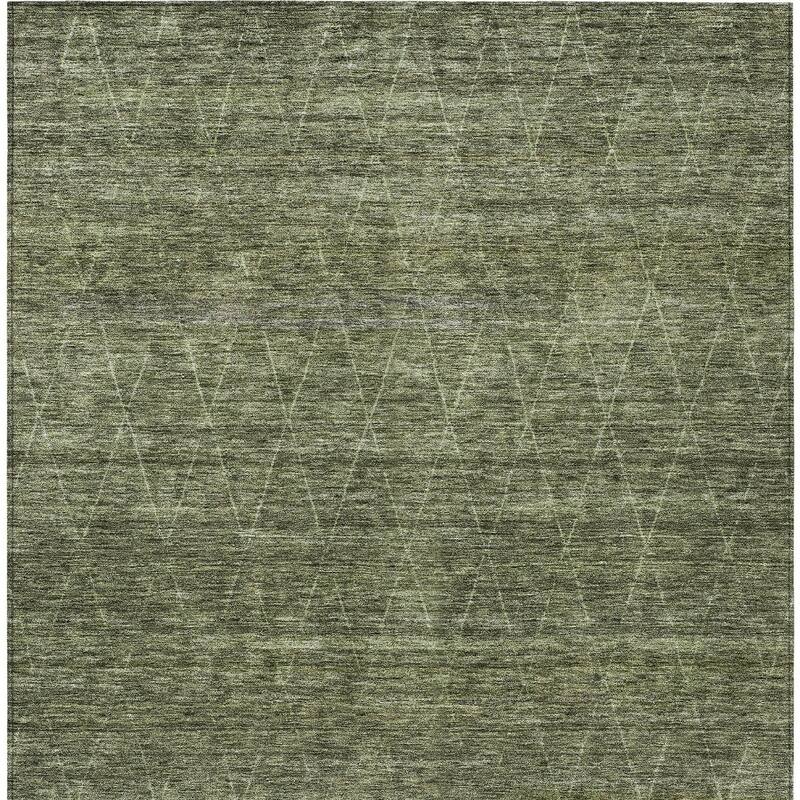 HomeRoots Geometric Transitional Rectangle Outdoor Rug