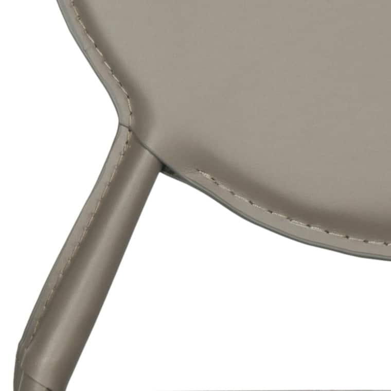 SAFAVIEH Gearldine Mid-Century White Dining Chair (Set of 2) - 17.3" x 22.5" x 37.4" - 17Wx23Dx37H