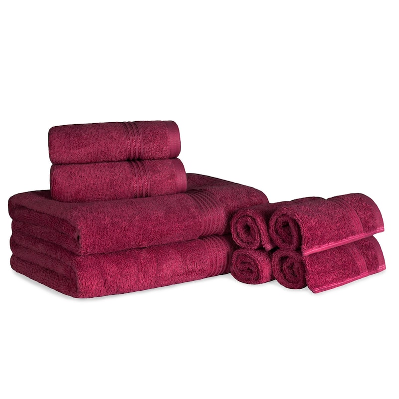 Superior Heritage Egyptian Cotton Absorbent 8-Piece Towel Set
