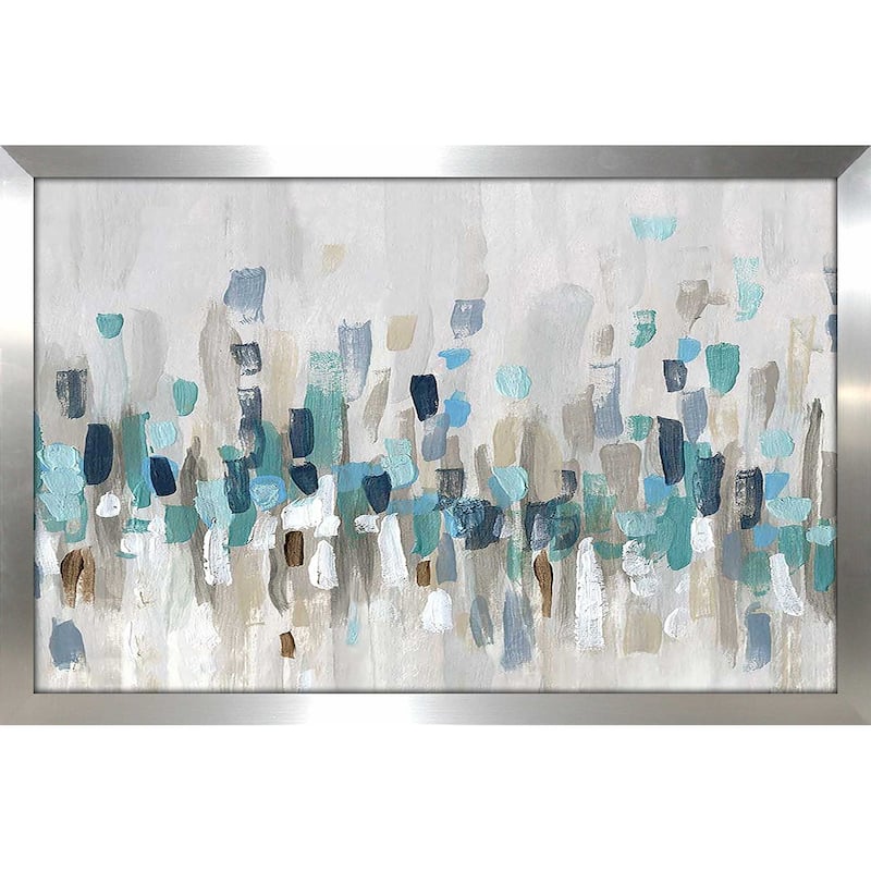 "Staccato Blue I" by Katrina Craven Print on Acrylic