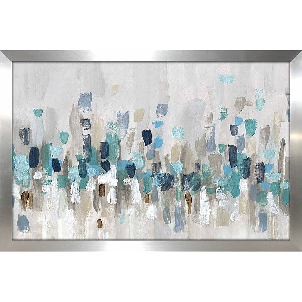 "Staccato Blue I" by Katrina Craven Print on Acrylic
