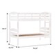 preview thumbnail 37 of 92, Walker Edison Solid Wood Convertible Twin-over-Twin Bunk Bed