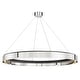 preview thumbnail 2 of 4, Hudson Valley Tribeca Large LED Chandelier Burnished Nickel