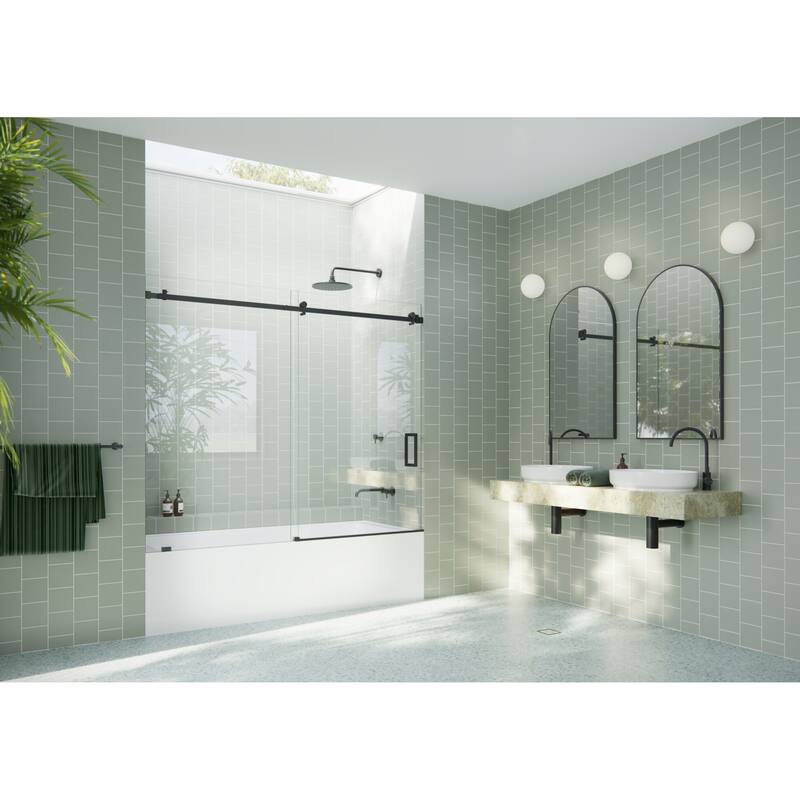 Glass Warehouse B-SQSLD-72 Astro 60" High x 72" Wide Sliding Frameless