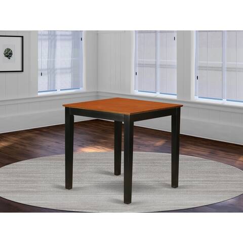 East West Furniture 36-inch Square Counter Height Pub Table (Finish Option)