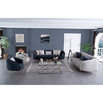 Kıyt 4 Pieces Living Room Sets 2 Sofa 2 Chair