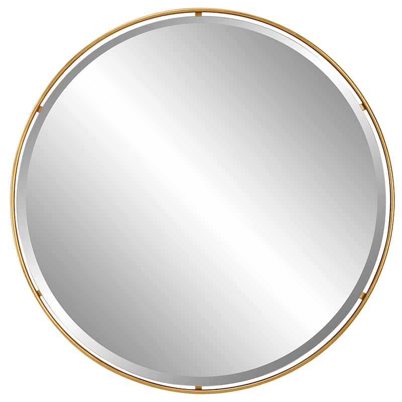Uttermost Canillo Gold Round Mirror - 42" dia