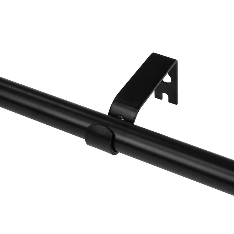 Lumi Home Furnishings Non-Adjustable Single Curtain Rod Brackets 5/8 in. (4-Piece)