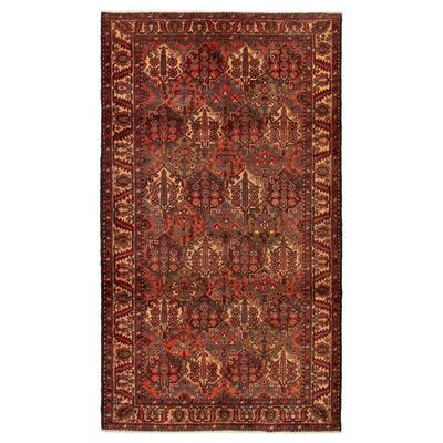 ECARPETGALLERY Hand-knotted Kayseri Vintage Red Wool Rug - 5'5 x 9'10