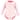 Hudson Baby Girls Rashguard Toddler Swimsuit, Pink Flamingo