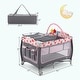 preview thumbnail 24 of 38, Babyjoy 3 in 1 Baby Playard Portable Infant Nursery Center w/ Zippered - See Details