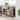 Buffet Storage Cabinet with 2 Doors and Open Shelves