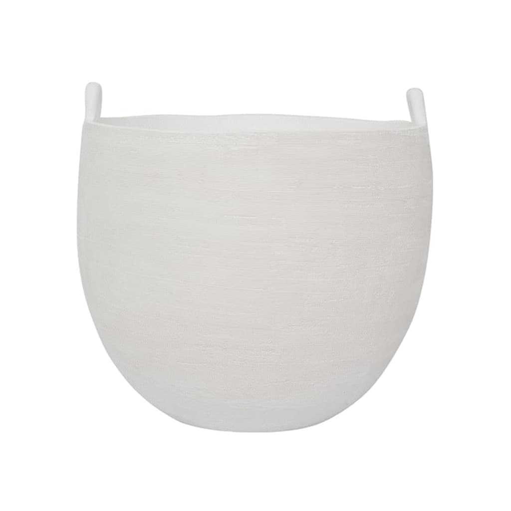 Deco pot Honey White- ST