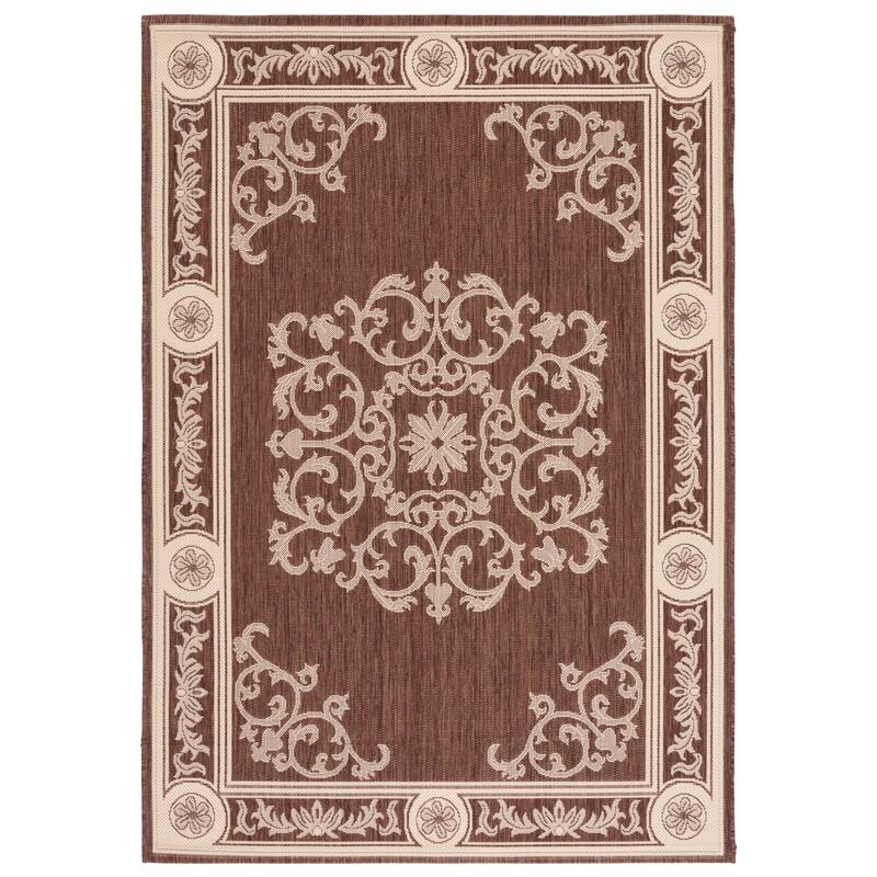 SAFAVIEH Courtyard Lineke Indoor/ Outdoor Waterproof Patio Backyard Rug