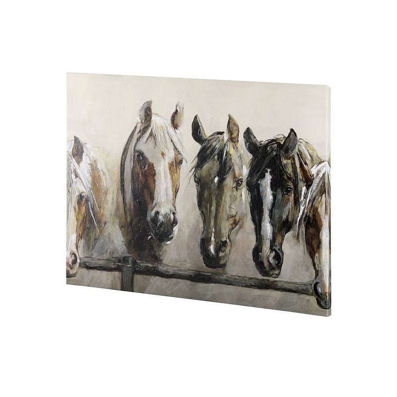 Horses (36 x 27) Canvas Art Print