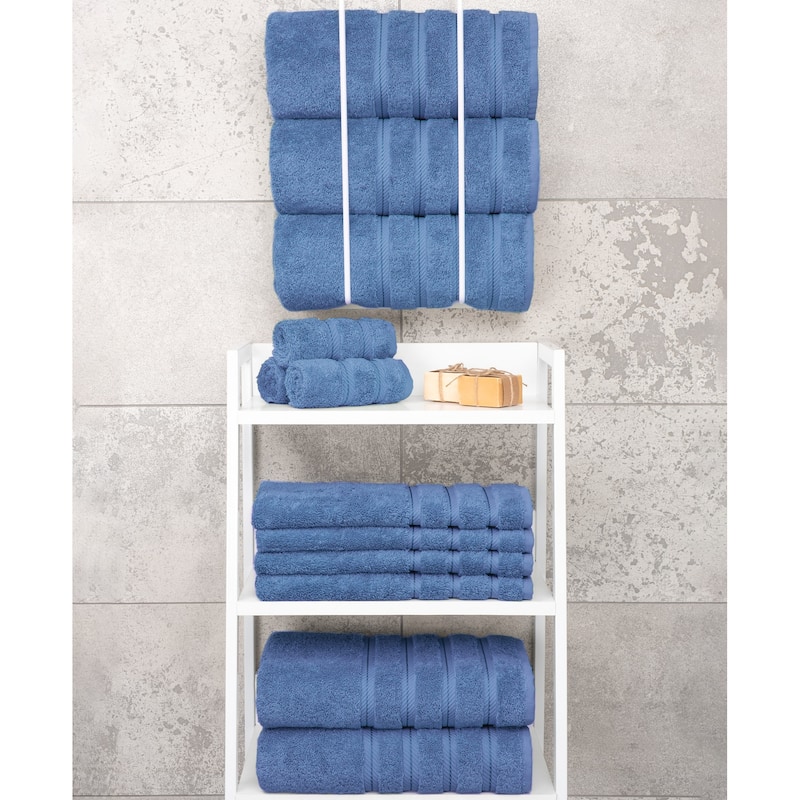 American Soft Linen 100% Cotton Turkish Bath Towels Large, 4 Pack Luxury Hotel Spa Quality Turkish Bath Towels Bathroom Sets