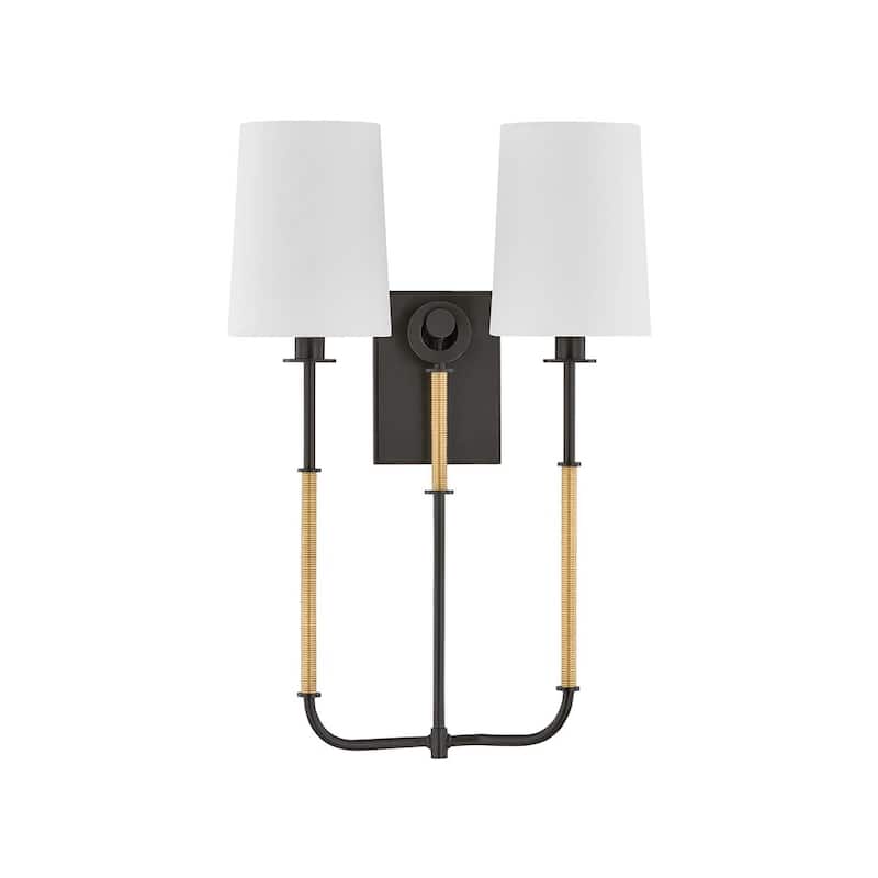Hudson Valley Lighting 2072 Glenmont 2 Light 21" Tall Wall Sconce with - Aged Brass / Distressed Bronze