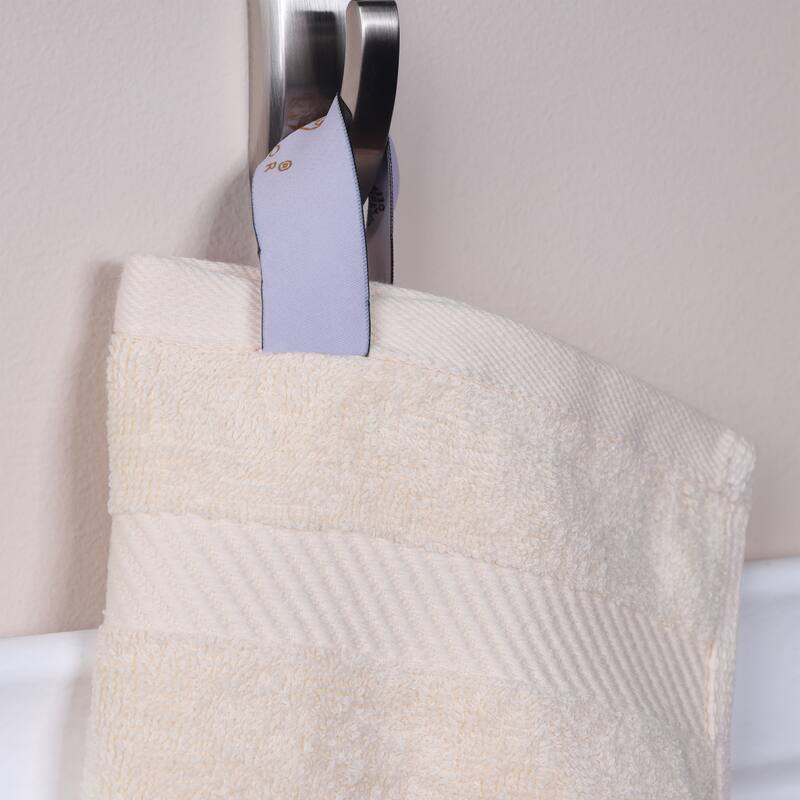 Superior Luxury Solid Highly Absorbent Egyptian Cotton 6 Piece Bath, Face, and Hand Towel Set