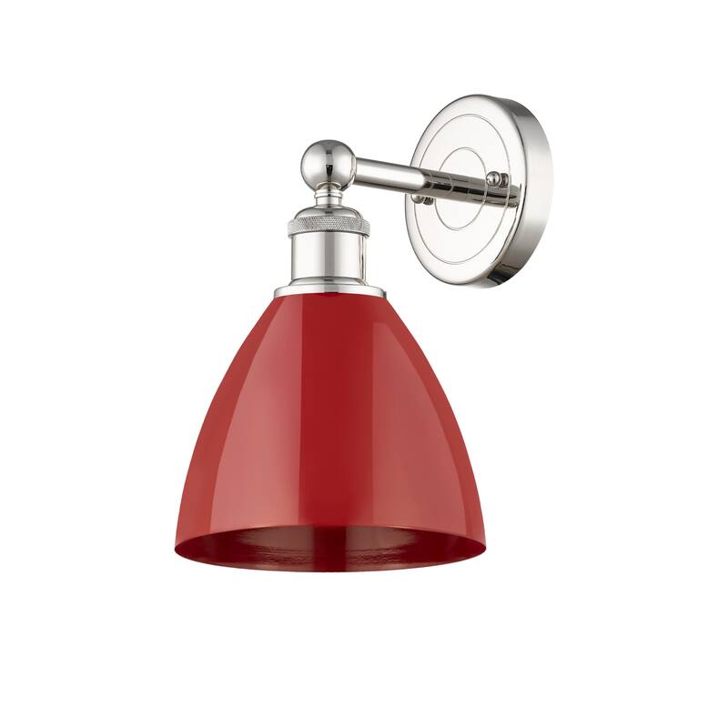 Innovations Lighting 616-1W-12-8 Plymouth Sconce Plymouth Dome 12"