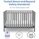 preview thumbnail 7 of 17, Heartland 4-in-1 Convertible Crib, Greenguard Gold Certified, Bianca White