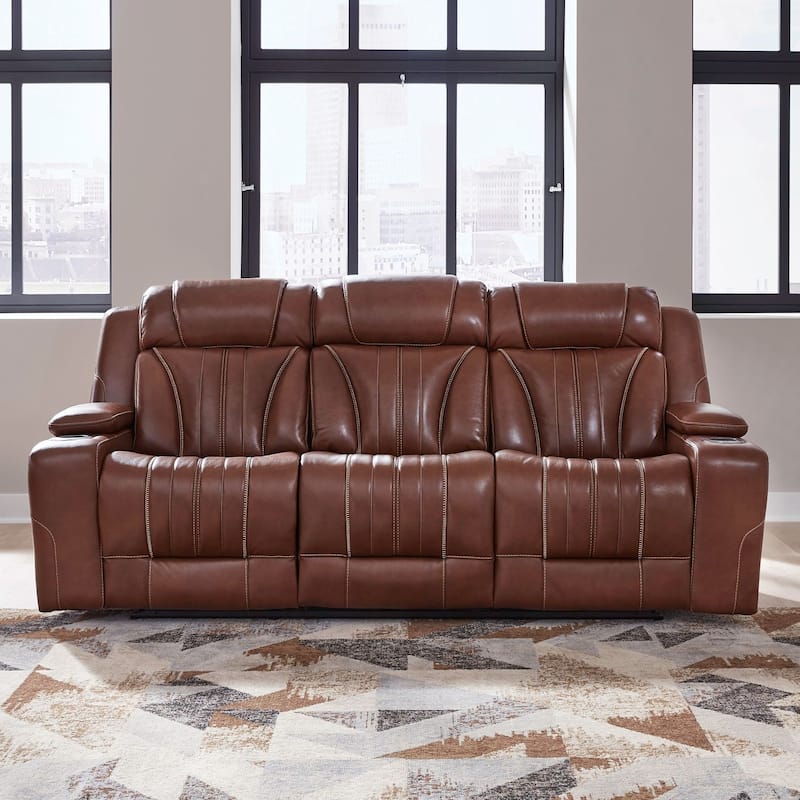 Liberty Furniture Caswell Living Room Leather Upholstery Sets - Recliner, Sofa, Loveseat