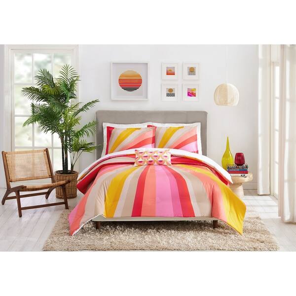 Trina Turk Sunburst Duvet Cover Set, 3 Pieces