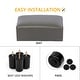 preview thumbnail 36 of 36, Adeco Small Rectangular Ottoman Modern PU Leather Footrest Stool Chair