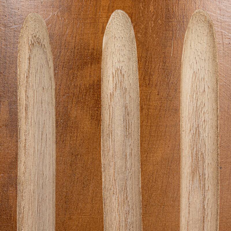 Hand-Carved Wood Stool