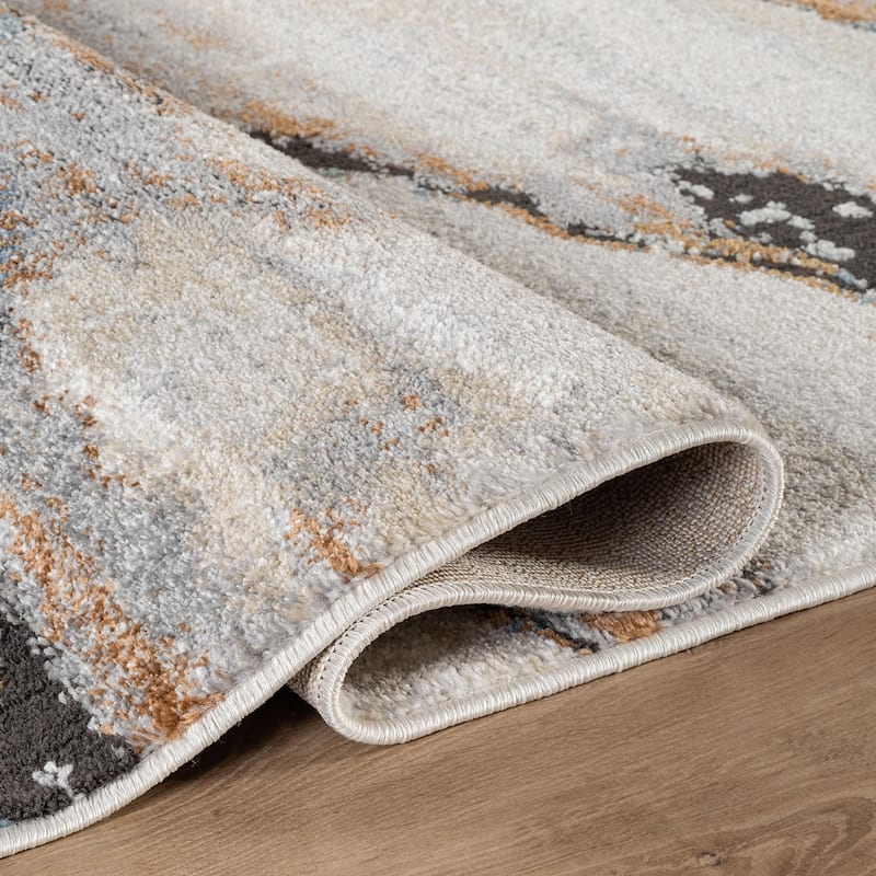 Transitional Horizon Area Rug for Living Room, Bedroom, or Entryway - Family Friendly and Easy to Maintain