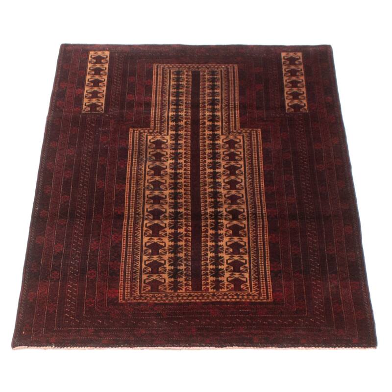 Teimani Tan Rug 2'11" x 4'9" - 2'11 x 4'9