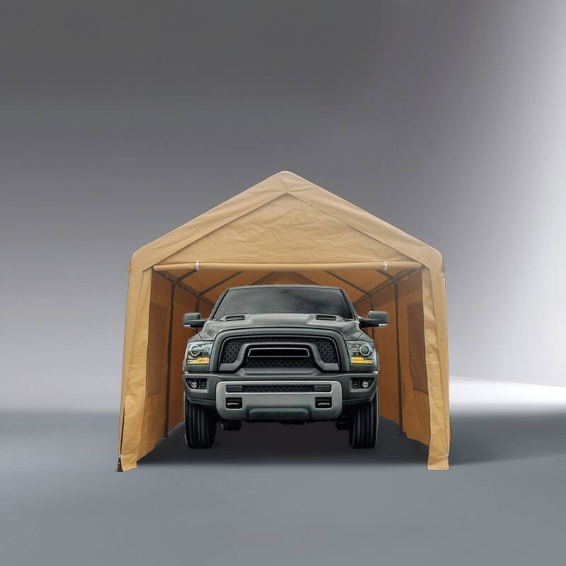 20 ft. W Heavy Duty Roof Portable Carport