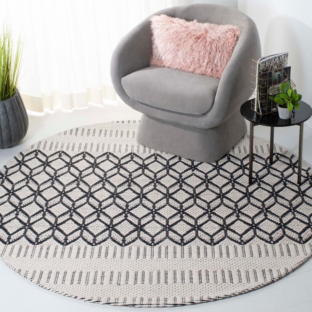 SAFAVIEH Handmade Vermont Toya Geometric Wool Rug