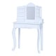 preview thumbnail 11 of 11, Fantasy Fields Little Princess Anna Kids Vanity Table & Stool, White - 24.41" L x 11.81" W x 39.37" H