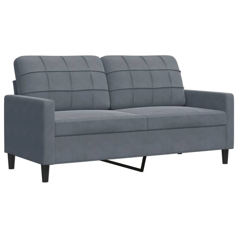 vidaXL Sofa Chair Leisure Upholstered Sofa Comfort Living Room Seating Velvet - 30.3 x 61.8 x 31.5 in