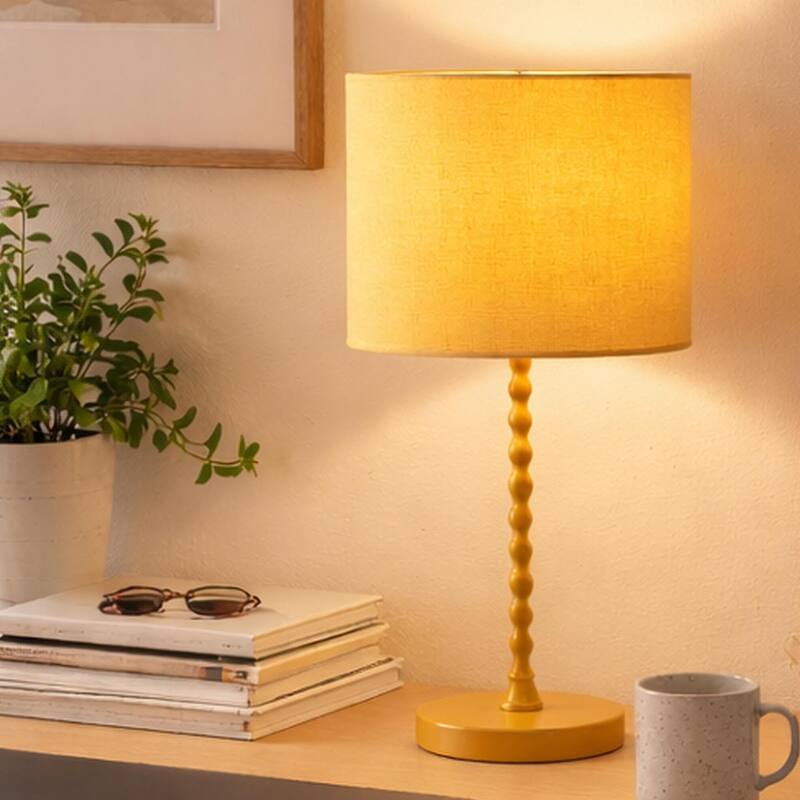 Finest Gold Painted Table Lamp with Twisted Base - Gold