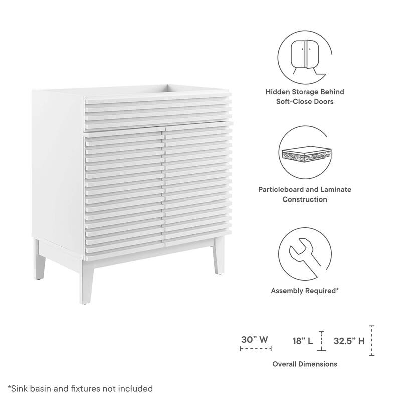 Render 30" Bathroom Vanity Cabinet