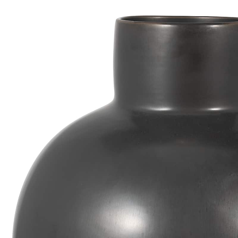 Sagebrook Home Neutral Round Modern Ceramic Bubble Vase