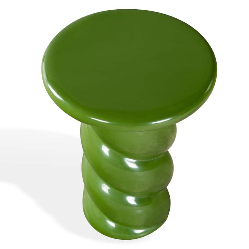 SAFAVIEH Couture Noelly Concrete Accent Table - 14"W x 14"D x 18"H